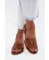 Dámske sandále ZAZOO 40471 BROWN
