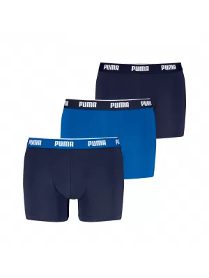 Pánske boxerky PUMA MEN BOXERS 3P 94713006 BLUE COMBO