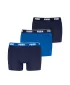 Pánske boxerky PUMA MEN BOXERS 3P 94713006 BLUE COMBO