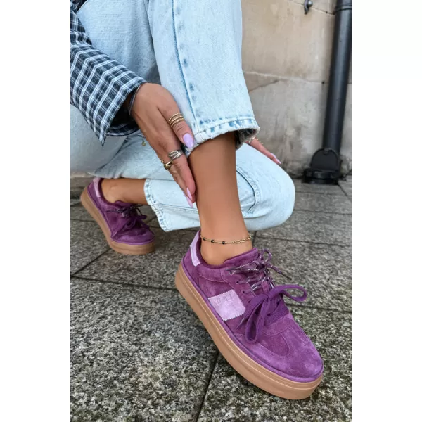 Dámske tenisky BIG STAR SHOES UU274772 PURPLE SHADOWS 