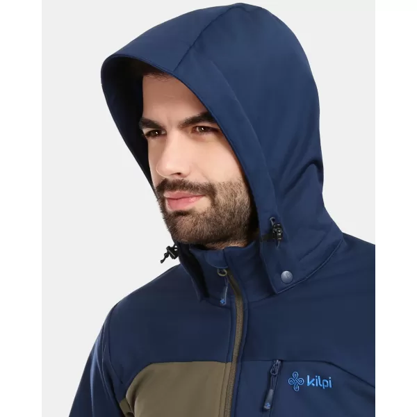  Pánska softshellová bunda KILPI ONTAVIO-M 1M0112KI KHAKI 