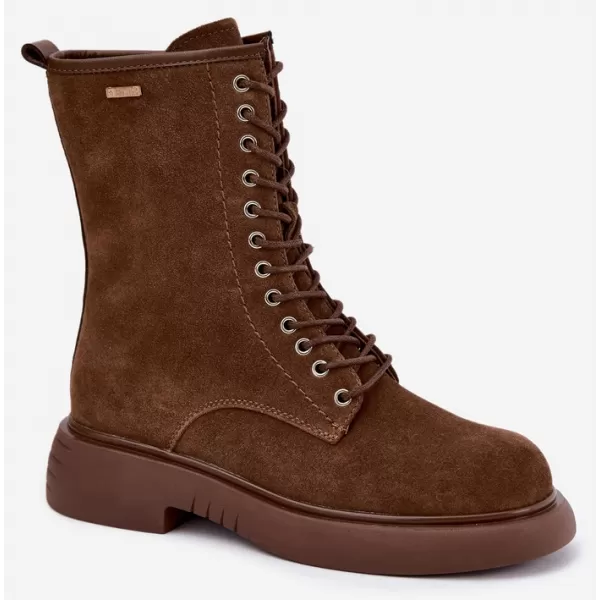  Dámske topánky BIG STAR SHOES UU274611 BROWN/BEIGE 