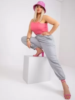 Dámske tepláky BASIC FEEL GOOD RV-DR-6331.86 GRAY