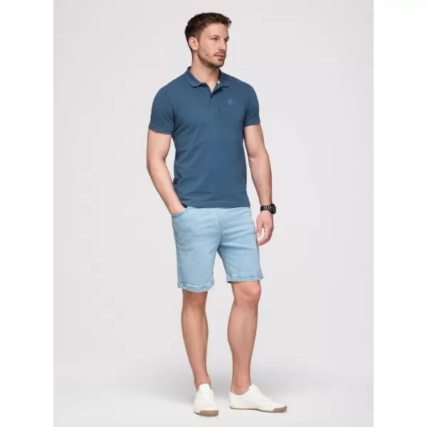  Pánske tričko s golierom OMBRE OM-POBS-0171 WHITE/MAROON/DARK BLUE 