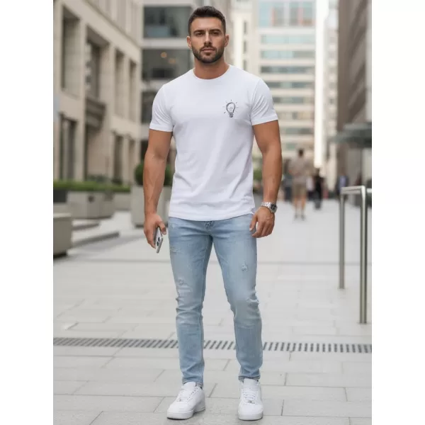  Pánske tričko DSTREET NX0137R-WH BIELA 