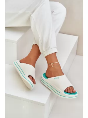 Dámske šľapky BIG STAR SHOES NN274A038 WHITE