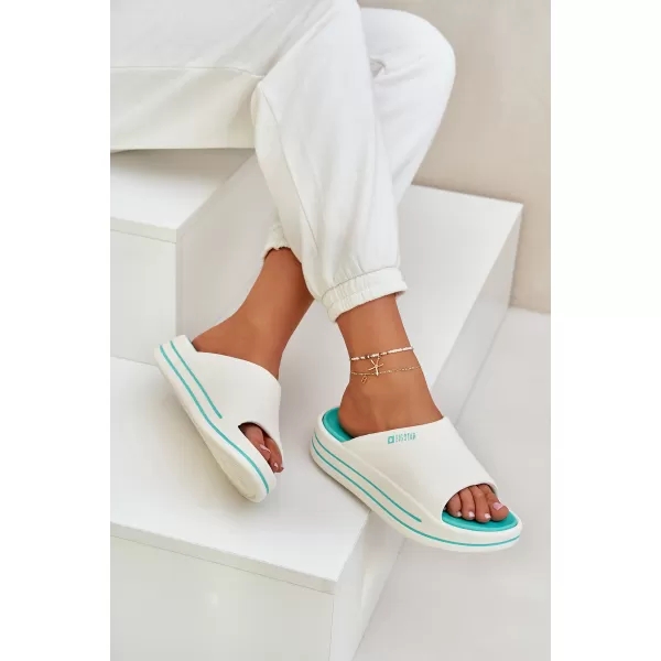  Dámske šľapky BIG STAR SHOES NN274A038 WHITE 