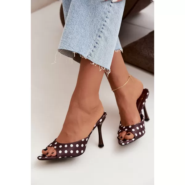  Dámske šľapky BOTO SQC-295 BROWN HNEDÁ 