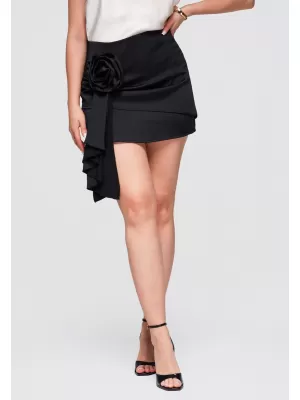 Dámska sukňa OMBRE OW-GL-E0009 BLACK