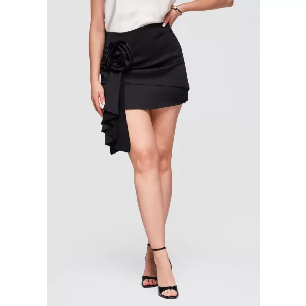  Dámska sukňa OMBRE OW-GL-E0009 BLACK 