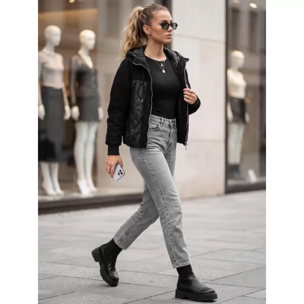  Dámska bunda DSTREET TY6093 ČIERNA 