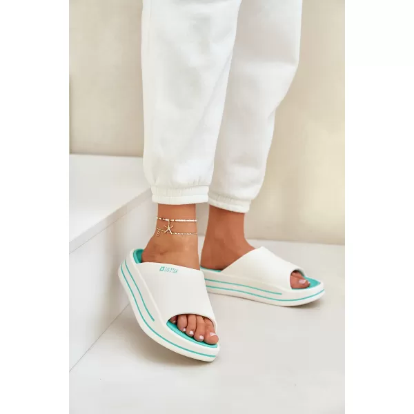  Dámske šľapky BIG STAR SHOES NN274A038 WHITE 
