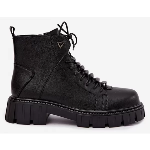  Dámske členkové topánky D&A JC62-1044 BLACK 