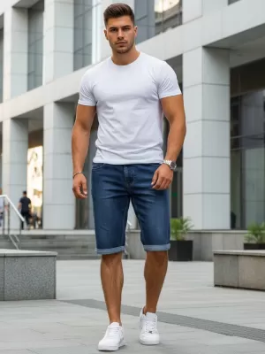 Pánske kraťasy DSTREET SX2613 NÁMORNÁ MODRÁ