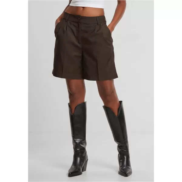  Dámske bermudy URBAN CLASSICS TB7196-00075 BROWN 