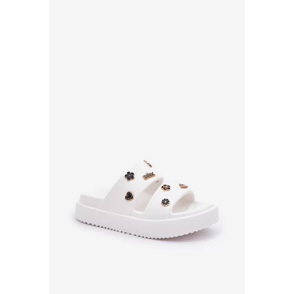  Dámske šľapky BOTO BG196 WHITE 