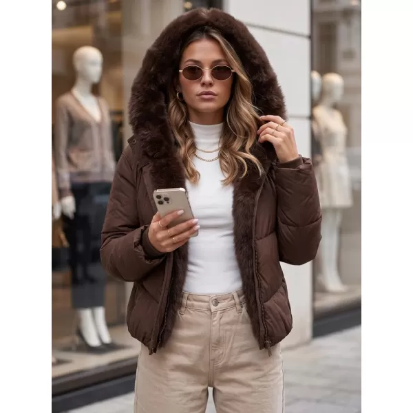  Dámska bunda DSTREET TY5983 HNEDÁ 