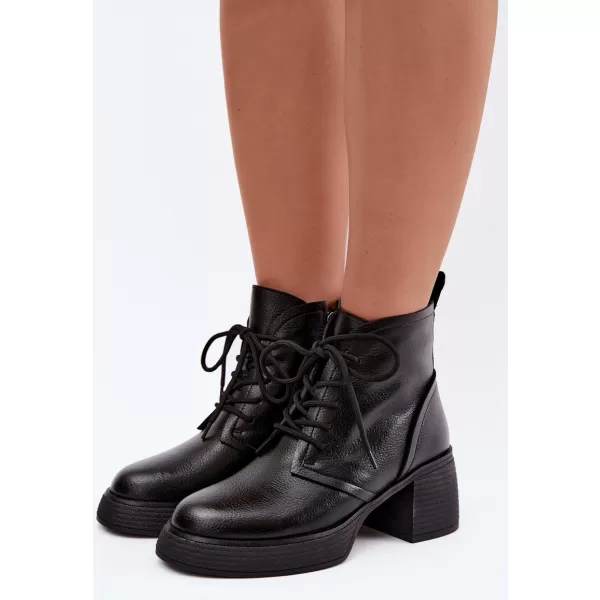  Dámske čižmy D&A CR62-3368 BLACK 