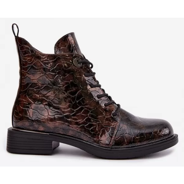  Dámske čižmy S.BARSKI HY62-8140 BROWN 