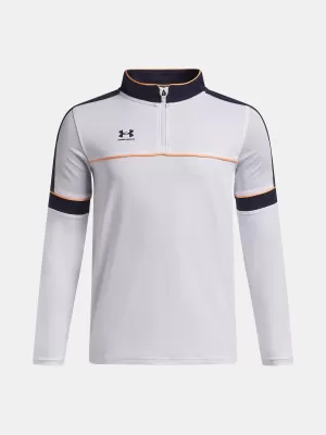 Chlapčenská mikina UNDER ARMOUR UA B CHALLENGER TRAINING QZ 6004080-100 BIELA