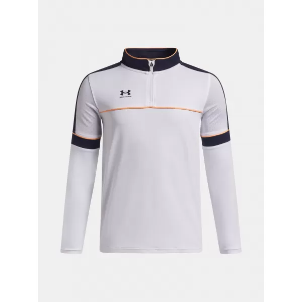  Chlapčenská mikina UNDER ARMOUR UA B CHALLENGER TRAINING QZ 6004080-100 BIELA 