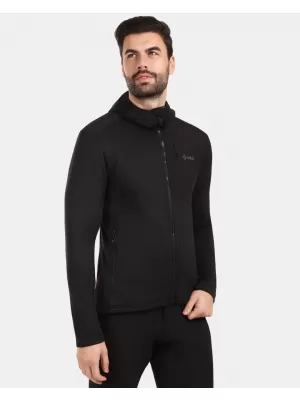 Pánska fleece mikina KILPI SEVELEN-M 1M0202KI ČIERNA