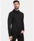 Pánska fleece mikina KILPI SEVELEN-M 1M0202KI ČIERNA