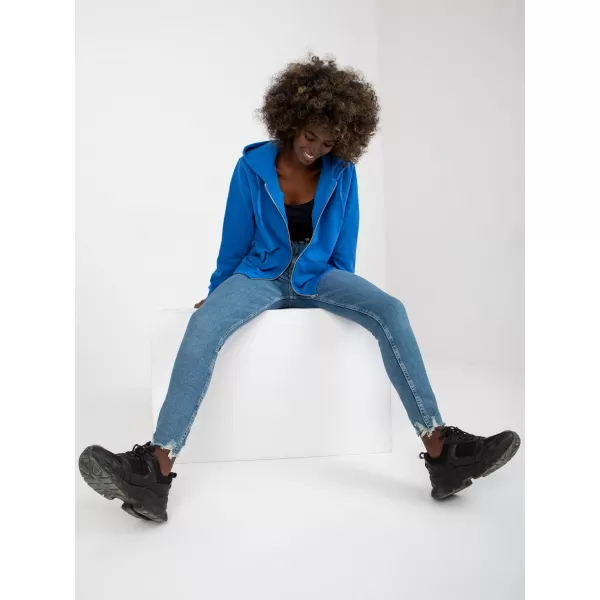  Dámska mikina BASIC FEEL GOOD B-002.06 DARK BLUE 