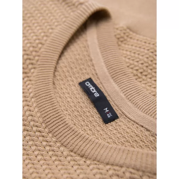  Pánsky sveter OMBRE OM-SWSW-0119 SAND 
