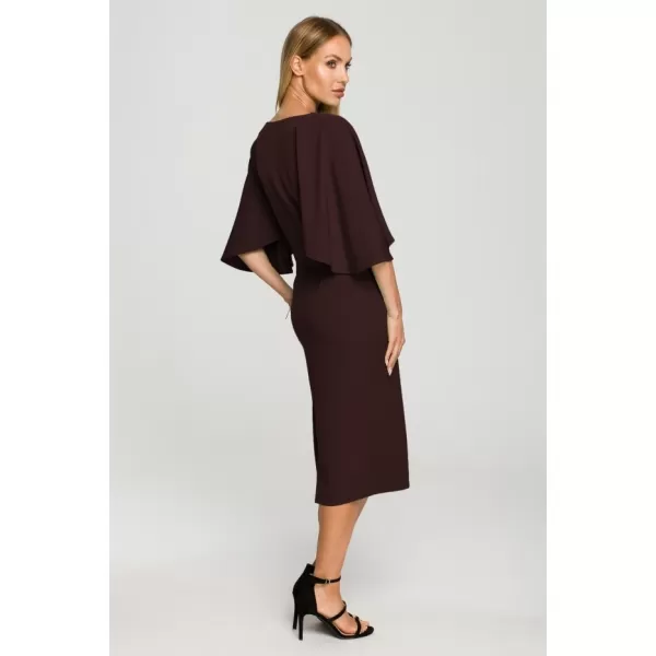  Dámske šaty MOE M700 BROWN 