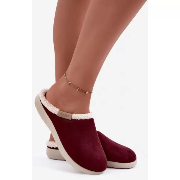  Dámske šľapky INBLU ET000042 BORDO 