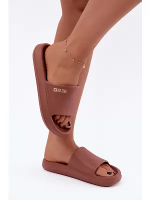 Dámske šľapky BIG STAR SHOES UU274088 SHADES OF RED