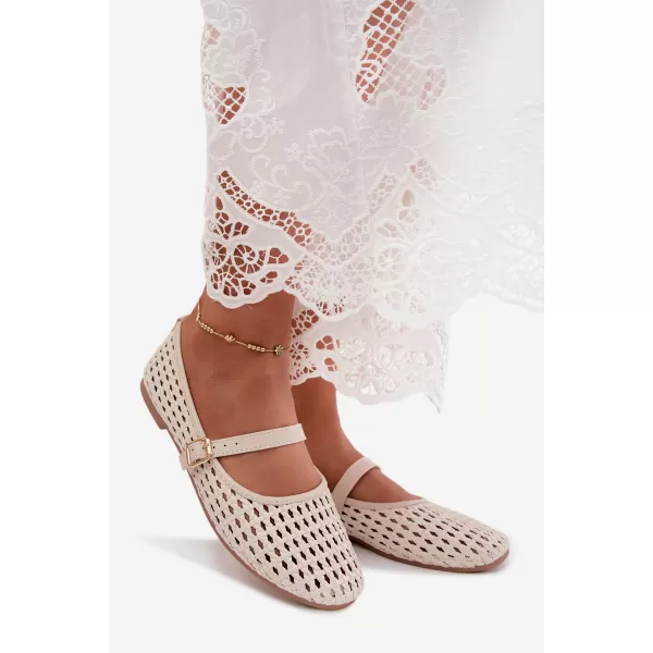  Dámske baleríny BOTO ZA76 BEIGE 