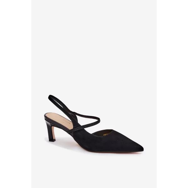  Dámske sandále D&A CR61-3048 BLACK 