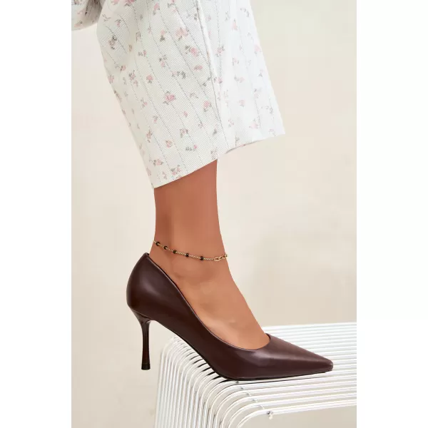  Dámske lodičky BOTO D-1295 BROWN 