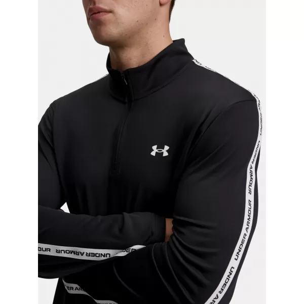  Pánske tričko UNDER ARMOUR UA TECH TAPING 1/2 ZIP 6012357-001 ČIERNA 