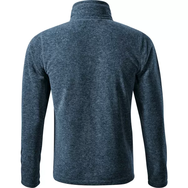  Pánska micro fleece mikina MALFINI FACTOR 852 TMAVÝ DENIM MELÍR 