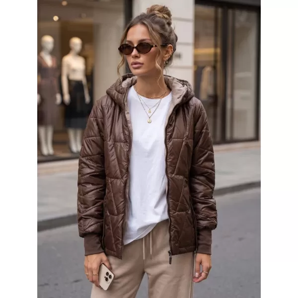  Dámska bunda DSTREET TY5782 HNEDÁ 