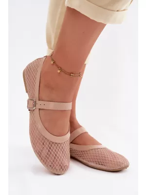Dámske baleríny BOTO 26BL02-9968 BEIGE