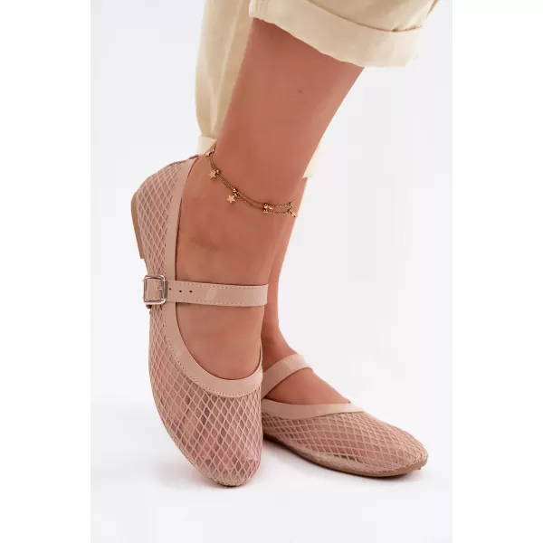 Dámske baleríny BOTO 26BL02-9968 BEIGE 