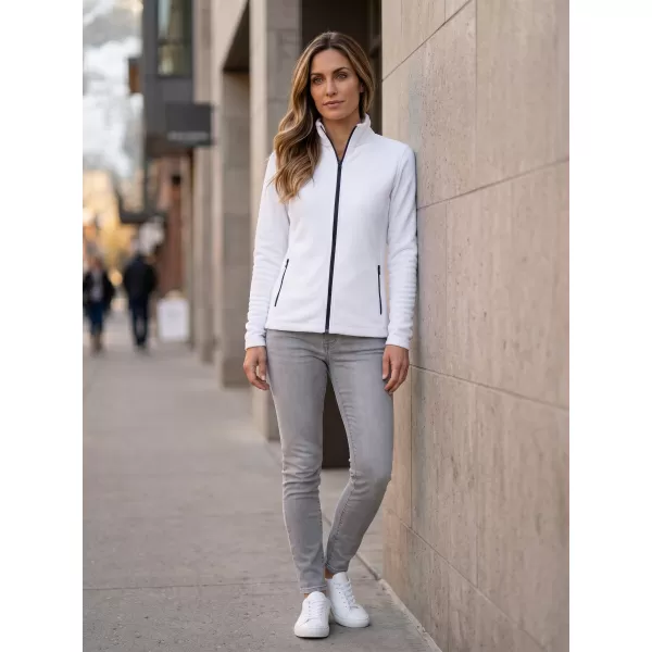  Dámska micro fleece mikina MALFINI FACTOR 853 BIELA 