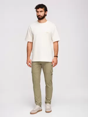 Pánske nohavice OMBRE P1517 OLIVE