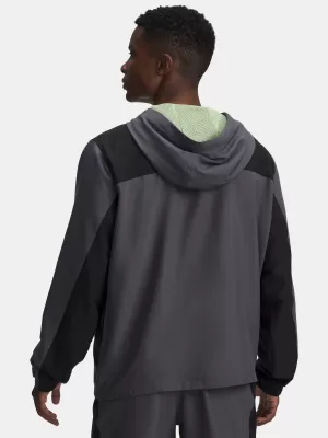 Pánska bunda UNDER ARMOUR TECH SPORT WOVEN JKT 6011267-025 ŠEDÁ