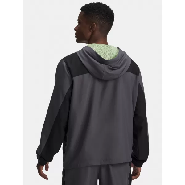  Pánska bunda UNDER ARMOUR TECH SPORT WOVEN JKT 6011267-025 ŠEDÁ 