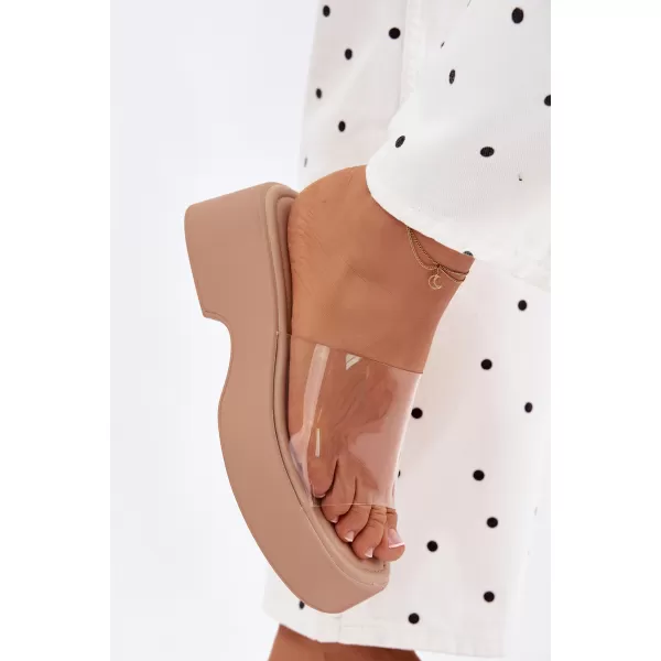  Dámske šľapky BOTO 78-146 BEIGE 