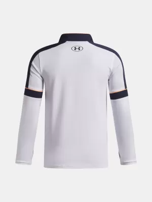 Chlapčenská mikina UNDER ARMOUR UA B CHALLENGER TRAINING QZ 6004080-100 BIELA