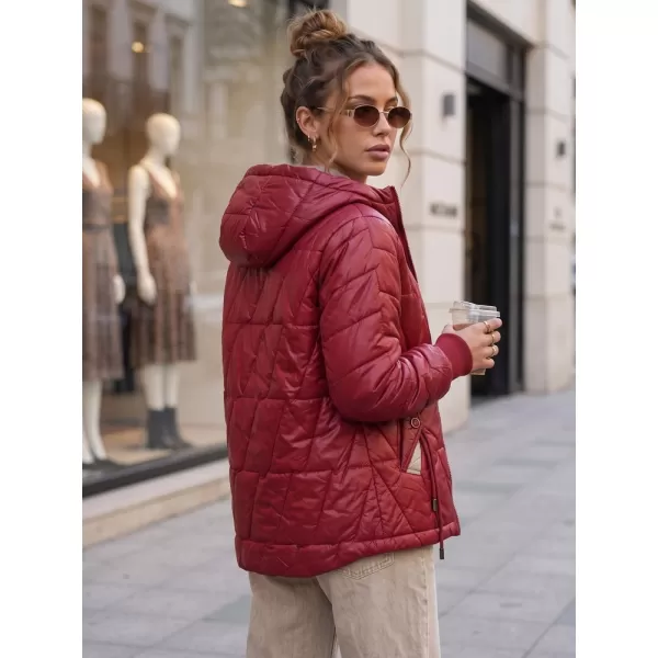  Dámska bunda DSTREET TY5785 BORDOVÁ 