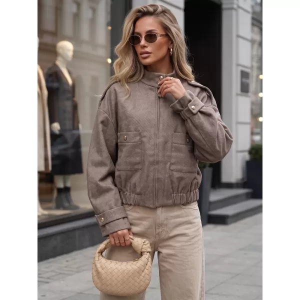  Dámska bunda DSTREET TY5848 KHAKI 