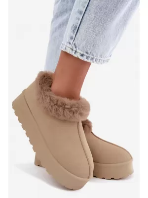 Dámske snehule BIG STAR SHOES UU274204 BEIGE