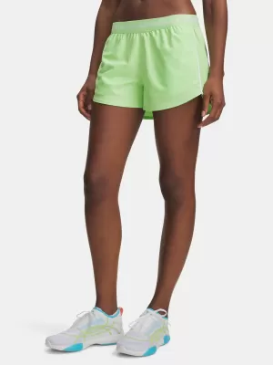 Dámske kraťasy UNDER ARMOUR TECH PLAY UP SHORTS 1389882-712 ZELENÁ